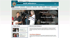 Desktop Screenshot of north-wilkesboro.com